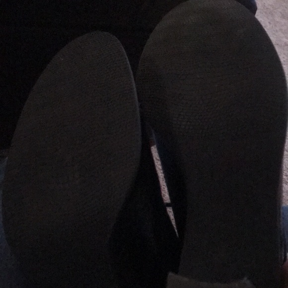 Nicole black shiny ankle boots shoes size 7 - Picture 7 of 9